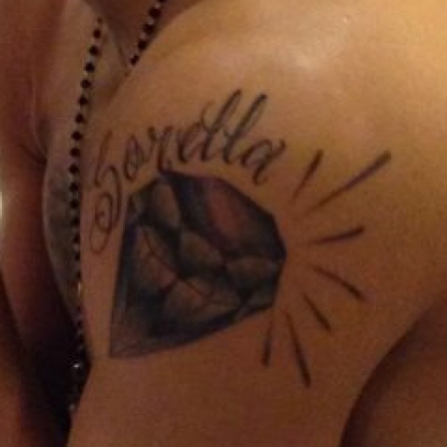 ´Detalhe da tatuagem de Neymar feita para homenagear a irmã (Foto: Reprodução/Instagram)