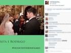 Rodrigo Godoy mostra detalhes de casamento com Preta Gil