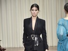 Isabeli Fontana desfila na semana de moda de Milão, na Itália