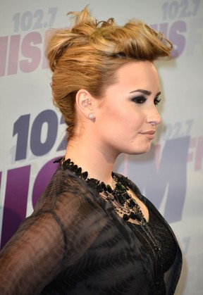 Demi Lovato em evento na Califórnia, nos Estados Unidos (Foto: Frazer Harrison/ Getty Images/ AFP)