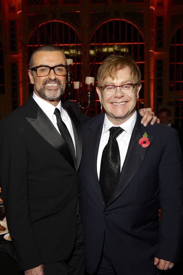 George Michael e Elton John (Foto: Getty Images)