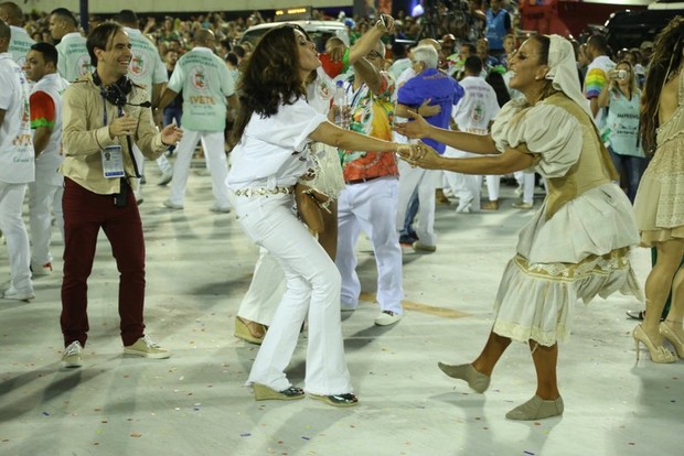 Fátima e Ivete Sangalo  (Foto: Anderson Borde/AgNews)