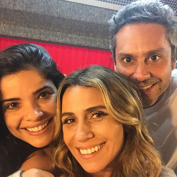 Giovanna Antonelli, Vanessa Giácomo e Alexandre Nero (Foto: Reprodução/Instagram)