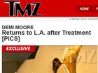 Demi Moore é clicada pela primeira vez após passar por reabilitação