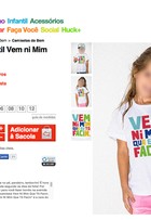 Camiseta infantil da grife de Luciano Huck causa polêmica na web