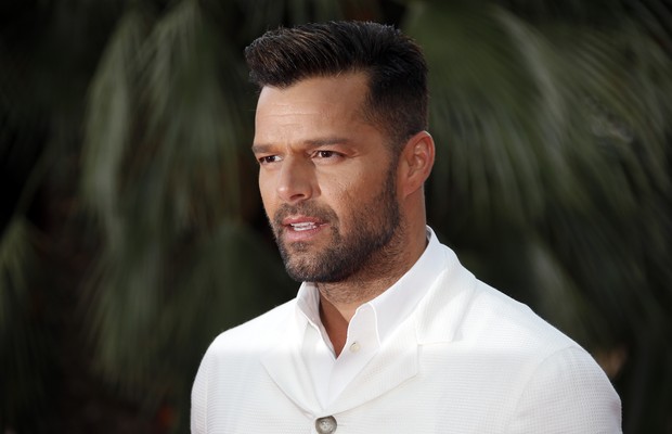 Ricky Martin em premiação em Monte Carlo, em Mônaco (Foto: Valery Hache/ AFP)