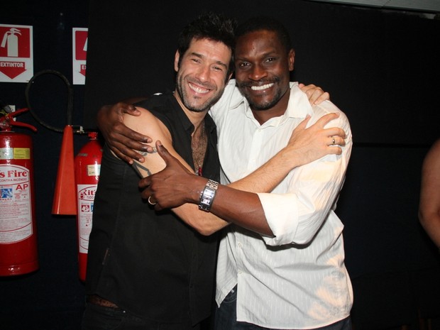 Daniel Del Sarto e Jacaré em show na Zona Sul do Rio (Foto: Graça Paes/ Foto Rio News)