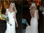Vestido de noiva de Louise D'Tuani tem 5 mil pérolas e 5 mil cristais