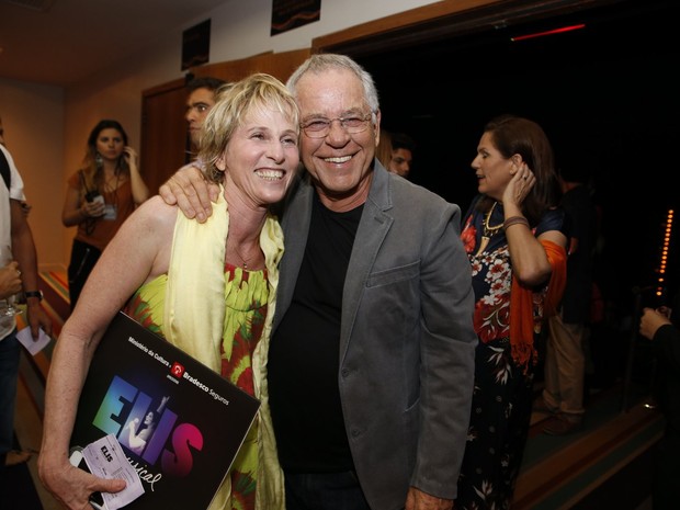 Deborah Colker e Nelso Mota em sessão especial de musical na Zona Sul do Rio (Foto: Felipe Panfili/ Ag. News)