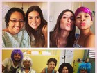 Thaila Ayala faz a alegria de crianças com câncer em visita a hospital