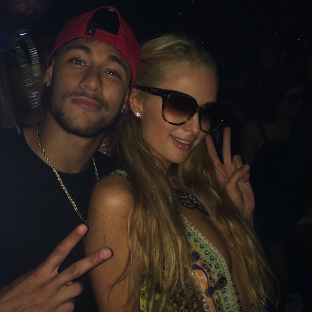 Neymar e Paris Hilton (Foto: Reprodução/Instagram)