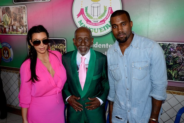 Kim Kardashian e Kanye West (Foto: Daniel Pinheiro/R2 - Divulgação)