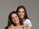 Carolina Ferraz e filha posam juntas em campanha