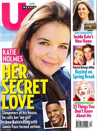 Katie Holmes na capa da Us Weekly (Foto: Reprodução/Divulgação)