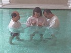 David Luiz se emocionou em batismo, diz pastor: 'Tocado por Deus'