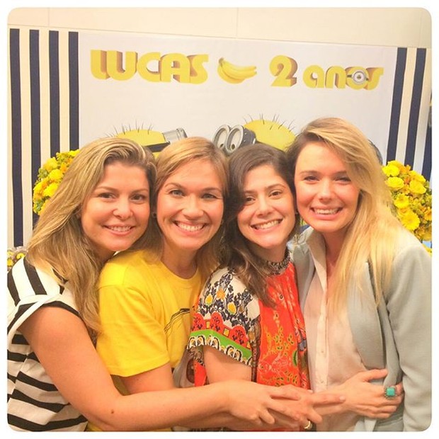 Bárbara Borges, Andrezza Cruz, Vanessa Melo e Graziela Schmitt em festa (Foto: Instagram/ Reprodução)