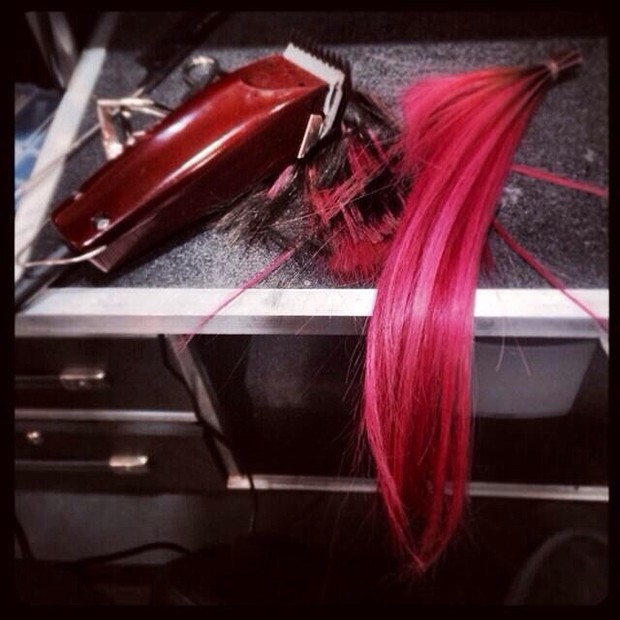 Cabelo de Demi Lovato (Foto: Instagram / Reprodução)