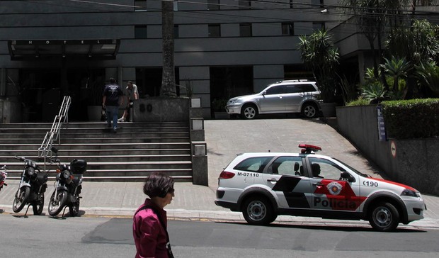 Miss Bumbum pede apoio policial em hotel (Foto: Gulherme Sousa)