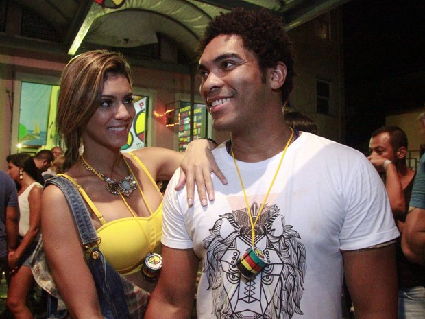 Denny e Vina Calmon em show em Salvador, na Bahia (Foto: Edgar de Souza/ Divulgação)