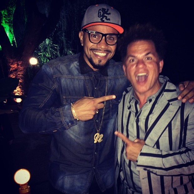 Naldo Benny e Romero Britto (Foto: Reprodução do Instagram)