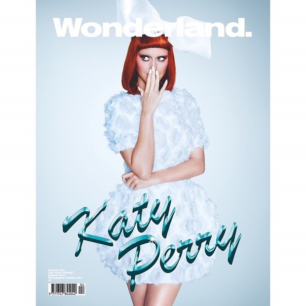 Katy Perry na capa da revista Wonderland (Foto: Reprodução/Instagram)