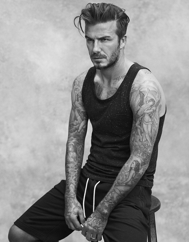 David Beckham posa para a campanha da H&amp;M (Foto: Divulgação)