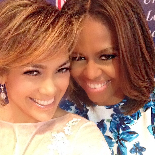 Jennifer Lopez e Michelle Obama (Foto: Instagram / Reprodução)