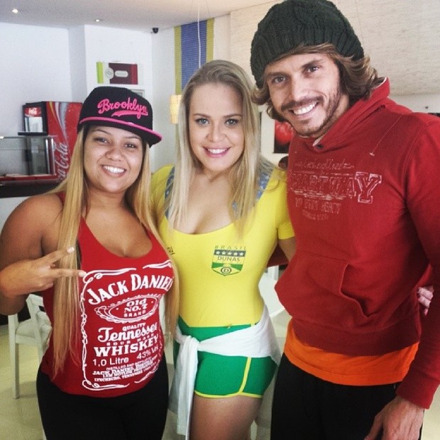 Mulher Filé, Paulinha Leite e Franklin David (Foto: Instagram / Reprodução)