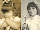 No Twitter, Cristiana Oliveira posta fotos de sua infância