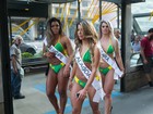 Miss Bumbum: candidatas passeiam de biquíni (!) por metrô de São Paulo