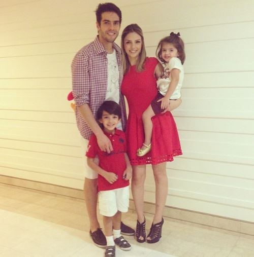Kaká, Carol Celico e filhos (Foto: Reprodução_Instagram)