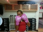 Bianca Salgueiro, do 'Esquenta', faz boxe para manter a boa forma