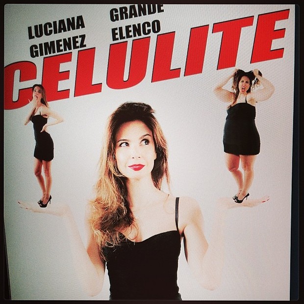 Luciana Gimenez faz graça com pôster fake de filme (Foto: Reprodução do Instagram)