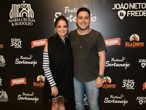 Maria Cecília e Rodolfo em show em São Paulo (Foto: Francisco Cepeda/ Ag. News)