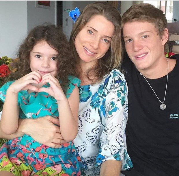 Letícia Spiller e filhos (Foto: Instagram / Reprodução)