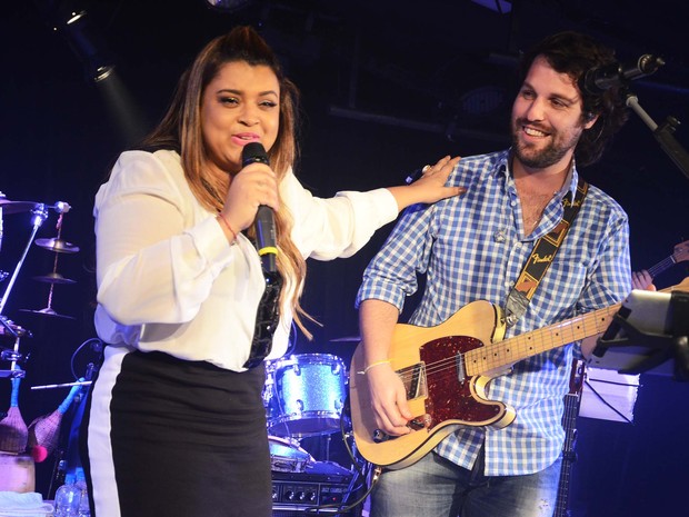 Preta Gil e Rodrigo Lampreia em show no Rio (Foto: Ari Kaye/ Divulgação)