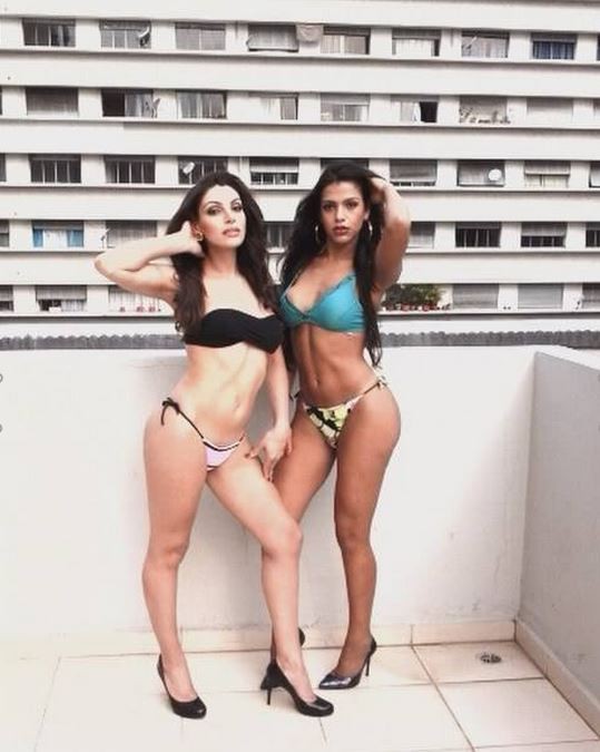 Rafaella Manfrini e Raika Ferraz (Foto: Reprodução do Facebook)
