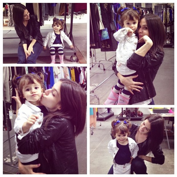 Karen Brustolin com Malu, filha de Fernanda Pontes (Foto: Instagram / Reprodução)
