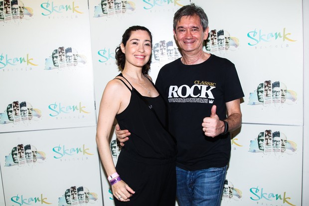 Serginho Groisman e a esposa Fernanda (Foto: Manuela Scarpa/Photo Rio News)