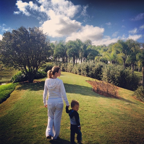 Eliana com o filho (Foto: Instagram / Reprodução)
