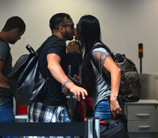 Belo e Gracyanne Barbosa  (Foto: William Oda / AgNews)