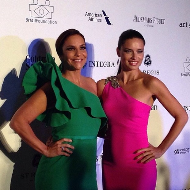 Ivete Sangalo e Adriana Lima (Foto: Reprodução/Instagram)