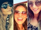 Bruna Marquezine e mais famosas usam óculos em forma de coração