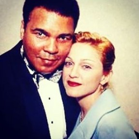 Muhammad Ali e Madonna (foto de arquivo) (Foto: Instagram/ Reprodução)