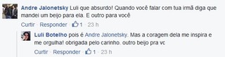 Luciana Botelho fala sobre relato de agressão da irmã, Luiza Brunet (Foto: Reprodução / Facebook)