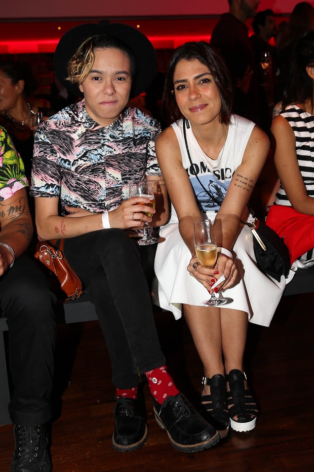 Maria Gadú e sua mulher, Lua Leça (Foto: Manuela Scarpa/Photo Rio News)