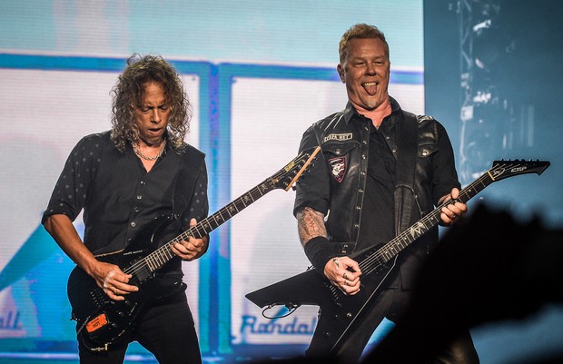 Metallica no Lollapalooza (Foto: Francisco Cepeda/AgNews)