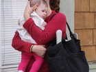 Drew Barrymore passeia com a filha, Olive