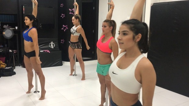 Jade Barbosa em aula de pole dance (Foto: Instagram / Reprodução)