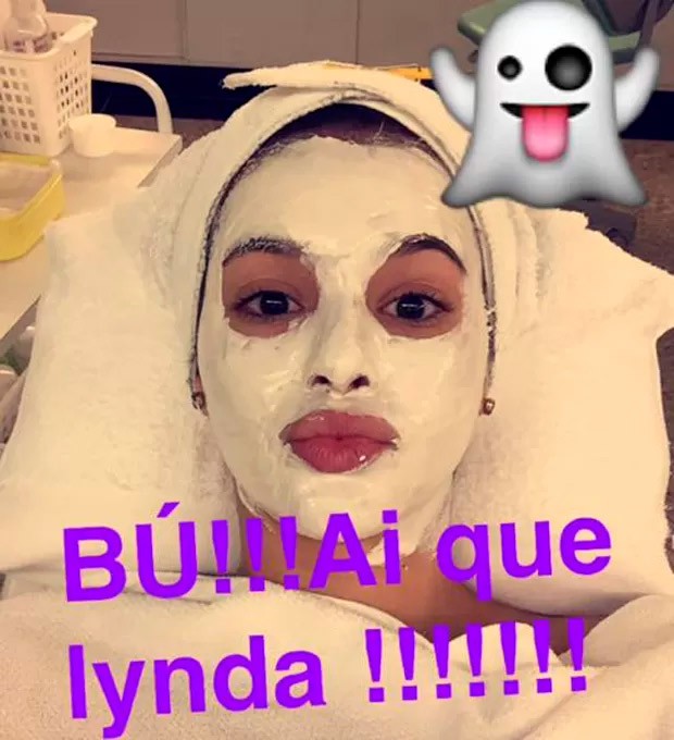 Bruna Marquezine no Snapchat (Foto: Reprodução/Instagram)